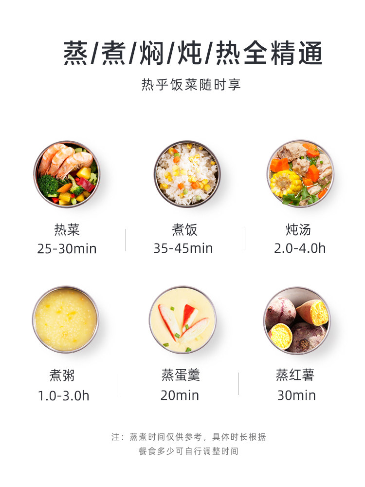 Supor Electric Lunch Box Can Be Plugged in for Steaming, Cooking, and Keeping Food Warm, Self-Heating Lunch Box, Hot Meal Cooking Device