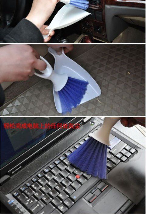 Khe cắm xe với công cụ góc chết dụng cụ làm sạch xe làm sạch bàn chải cung cấp tay cầm dài chi tiết mềm nội thất chổi rửa xe ô tô cán dài