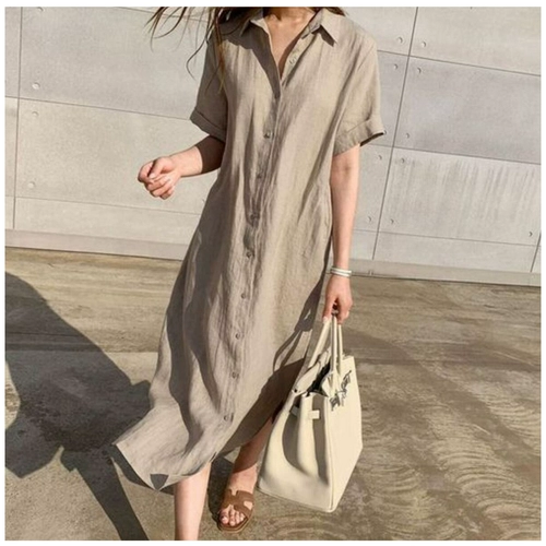 Летняя трендовая рубашка, платье для отдыха