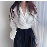 Весенняя модная сексуальная рубашка, тренд сезона, французский стиль