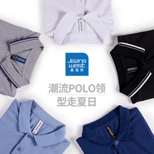 39.9元包邮  JEANSWEST 真维斯 99-173005 男士POLO衫