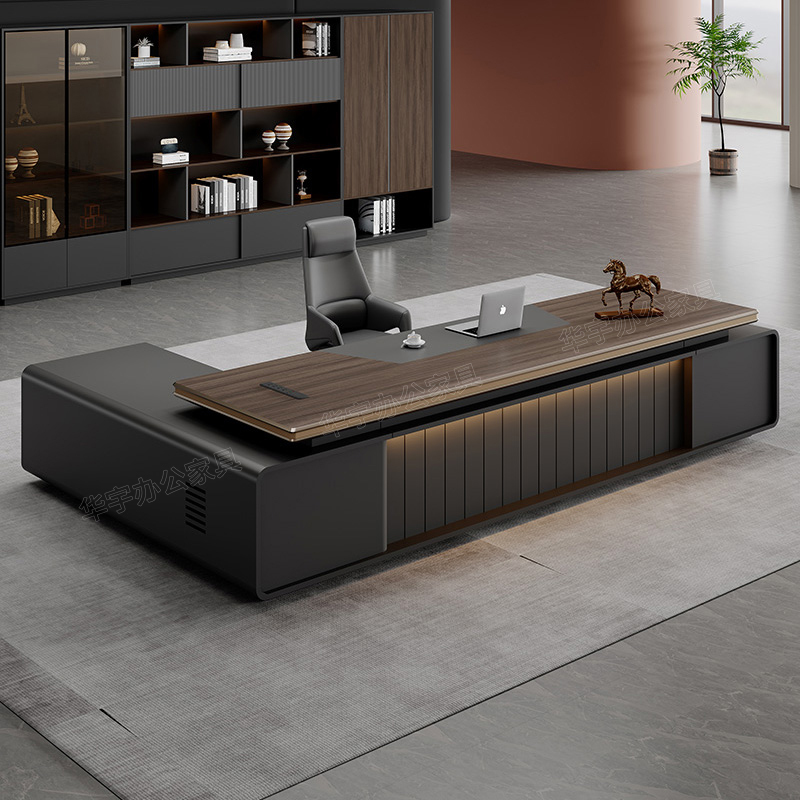 Boss's Desk Is Light Luxury and High-End, 2026 New Model, Classy Chairman's Office Executive Desk, Simple and Modern