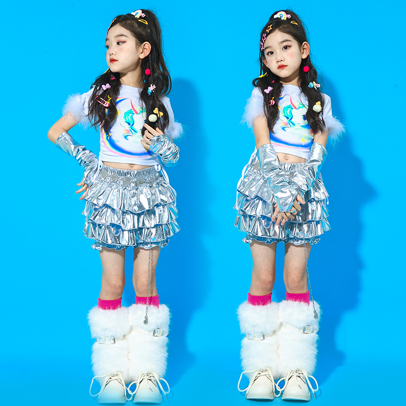 Праздничный женский сценический костюм K-pop группы, женская одежда, комплект, платье для горячей девушки, для чирлидинга