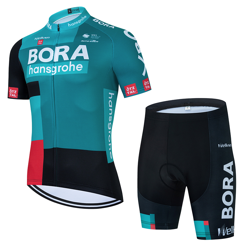 BORA summer riding suit short-sleeved suit men's and women's mountain road bike quick-drying short top breathable shorts