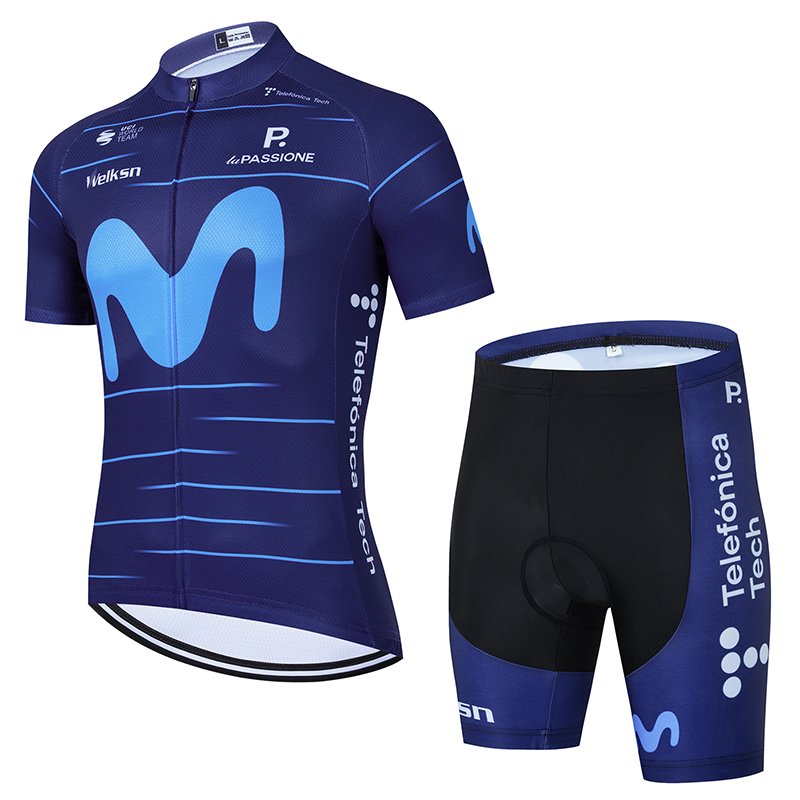 2022 Team Edition Green M Cycling Suit Short-sleeved Suit Men's Road Cycling Suit Quick-drying Breathable Short Top Shorts