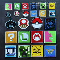 switch Nintendo Mario My World Zelda Down Embroidery Cloth Clothes Tip Brewers