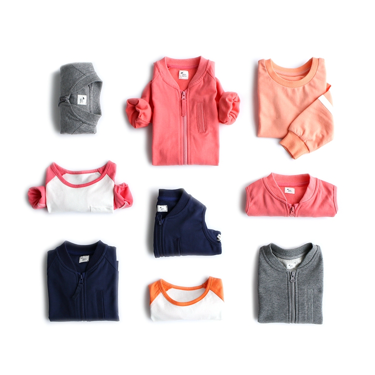 Áo len bé trai Mayas cotton bé gái mùa xuân và mùa thu đứng cổ áo hoang dã 1-3 tuổi bé không tay vest áo khoác cho bé gái