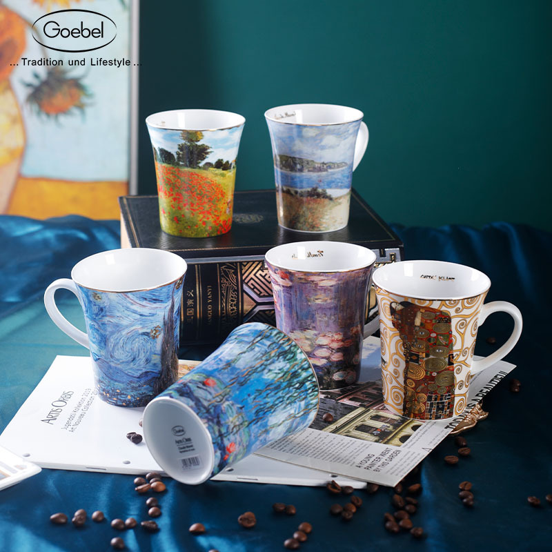 German Goebel Imported Bone China Mug Office Coffee Cup Design Gift Set Wedding Gift Cup