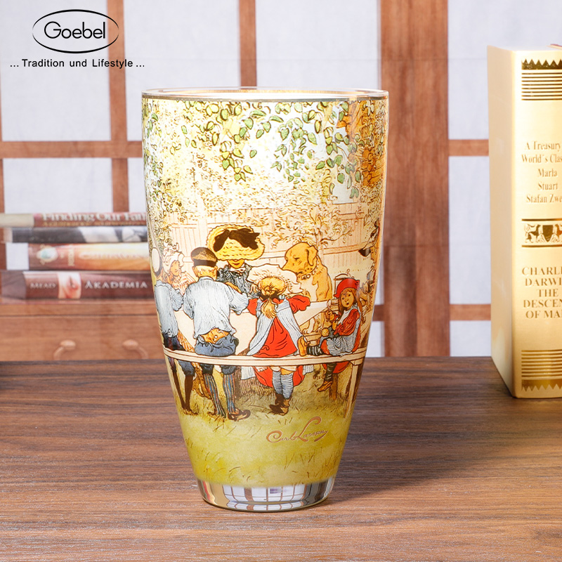 German high treasure Goebel imported glass vase European-style living room decoration dining room flower arrangement wedding decorations