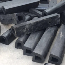 D-type rubber anti-collision strip DA-type rubber fender rubber anti-collision block Ship Shore dock anti-collision strip Fender