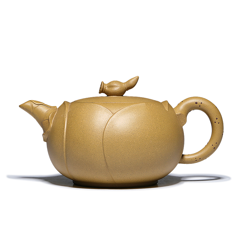 Mingyuan tea pot are it for yixing famous pure manual authentic undressed ore section of the muddy lotus root pot of kung fu tea tea set