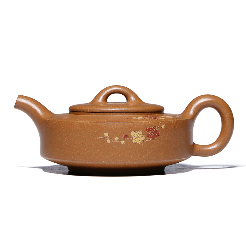 Mingyuan tea pot of yixing are it by pure manual undressed ore down slope mud name plum Zhou Pan kung fu tea set the teapot