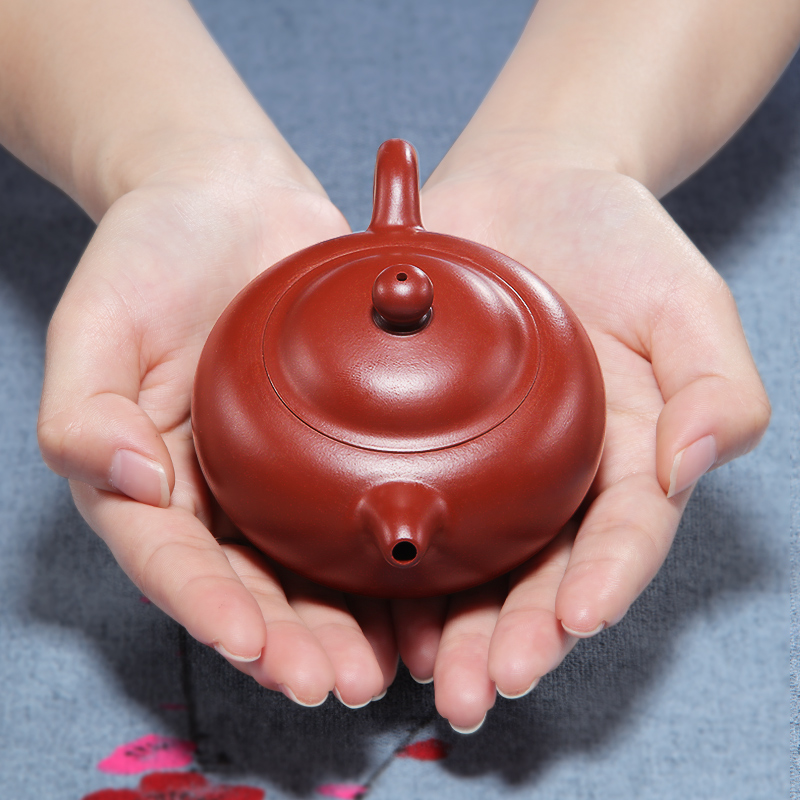 Mingyuan tea pot of yixing it pure manual undressed ore dahongpao jade teapot milk pot teapot tea set