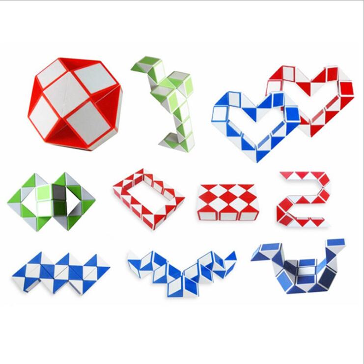 Alien Magic Children Học sinh Thông minh Rubiks Cube Đồ chơi giáo dục Quà tặng sinh nhật Đa dạng Thước kẻ 24 Phần 24 đồ chơi em bé