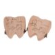 Baby Teeth Keepsake Box to Preserve Children's Teeth and Hair, Made of Solid Wood for Collecting and Remembering