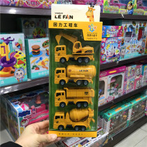 Simulation Childrens Mini Construction Engineering Series Toy Model Ornament Set Inertia Car Boy Gift