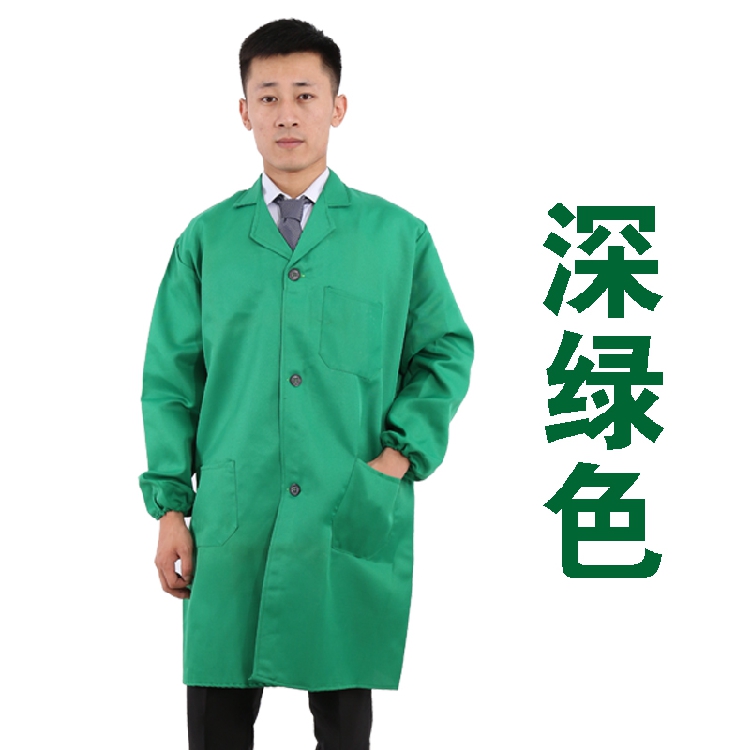 Màu xanh phù hợp với bụi áo workclothes áo xanh bảo hộ lao nghiệm quần áo dài tay mặc chịu mài mòn bìa bẩn người đàn ông