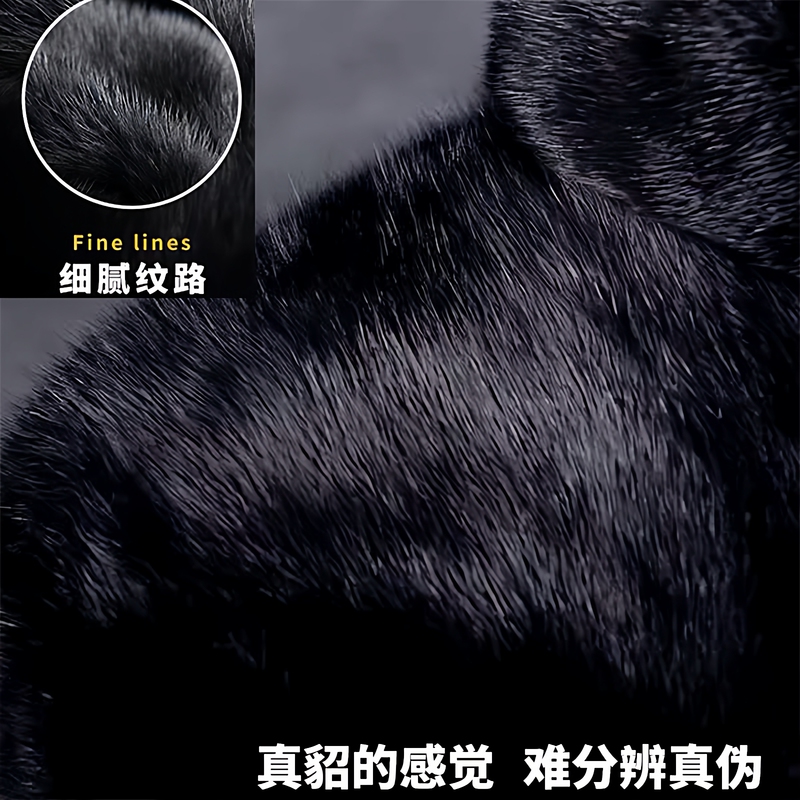 2025 Winter Haining New Mink Fur Jacket for Men and Women, Thickened and Warm, Hooded Short Eco-Friendly Leather Fur Coat 2025 Winter Haining New Mink Fur Jacket for Men and Women, Thickened and Warm, Hooded Short Eco-Friendly Leather Fur Coat