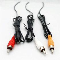 Pure copper lotus connector speaker line Low sound gun Sound single head Lotus line Satellite box Deputy box Deputy machine