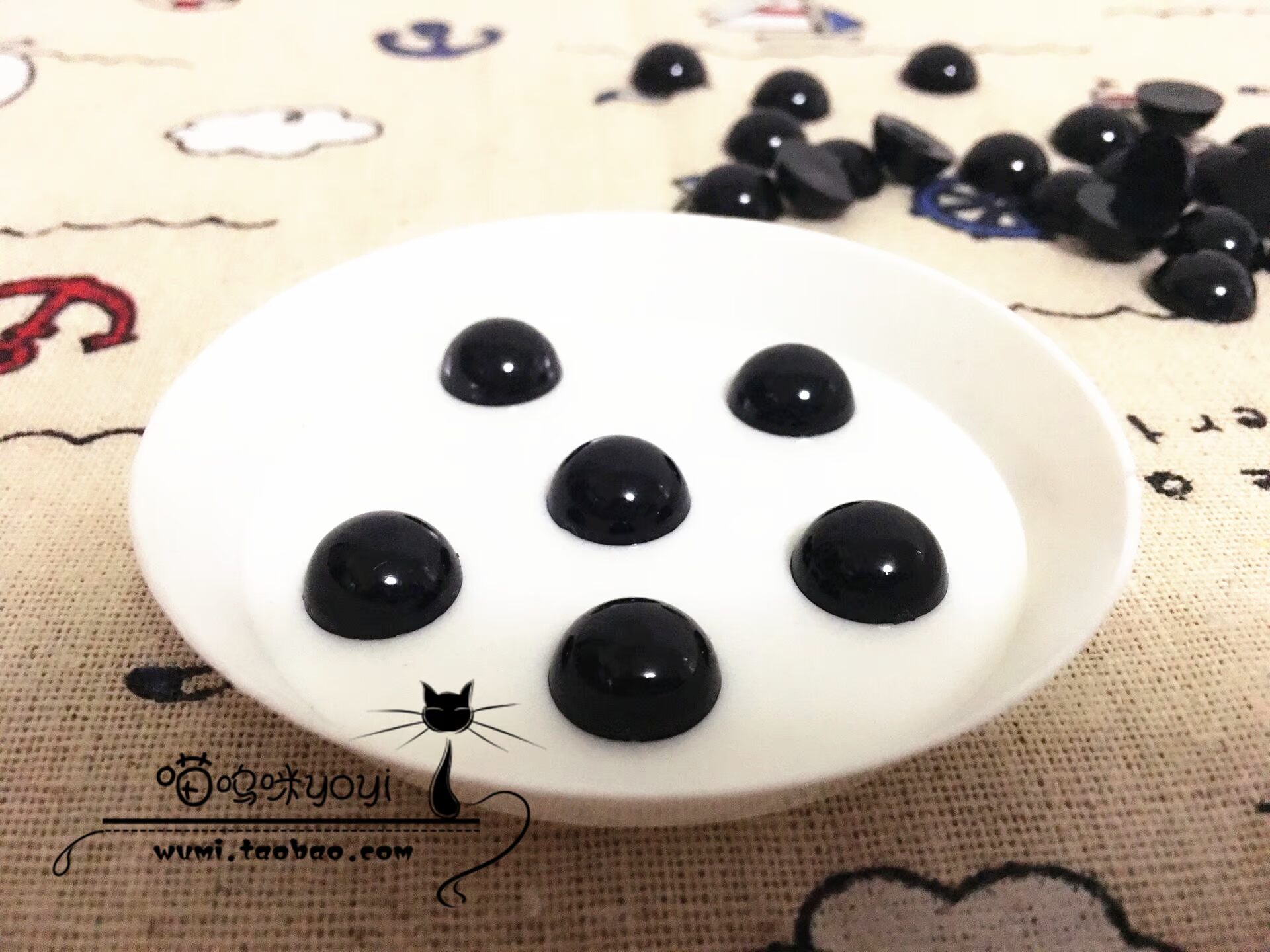 Handmade DIY búp bê vải sang trọng búp bê mắt phẳng / keo / mắt / phụ kiện / ưu đãi đặc biệt đồ chơi trang điểm cho bé gái