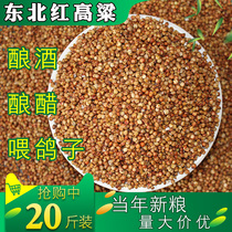 New skinned red sorghum Wine sorghum hulled unpeeled red sorghum feed pigeon feed 10kg