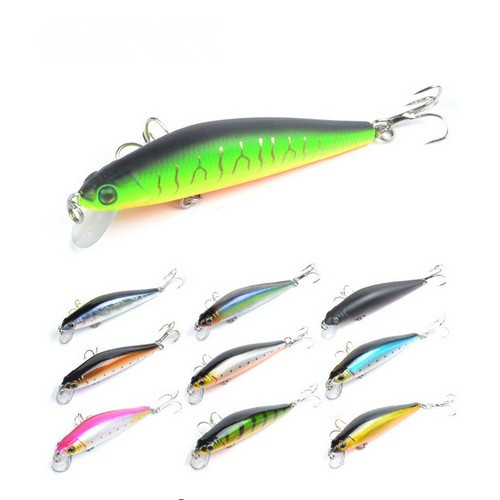 Luminous 6g 7cm floating water small Mino Luoia bait false bait Bass Fish Teething Sea Bass Black Fish Sea Fishing Fresh Water Use