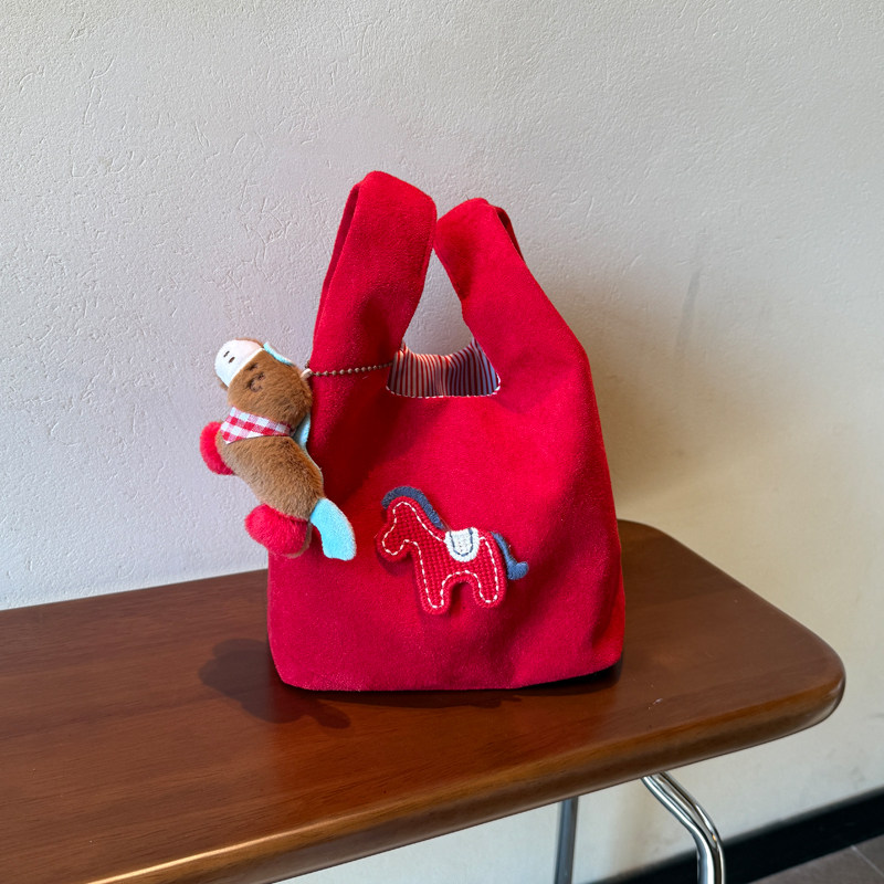 Новая сумка red pony на запястье, сумка для пригородных поездок, портативная универсальная сумка для рук, изысканная рабочая женская сумка для пригородных поездок