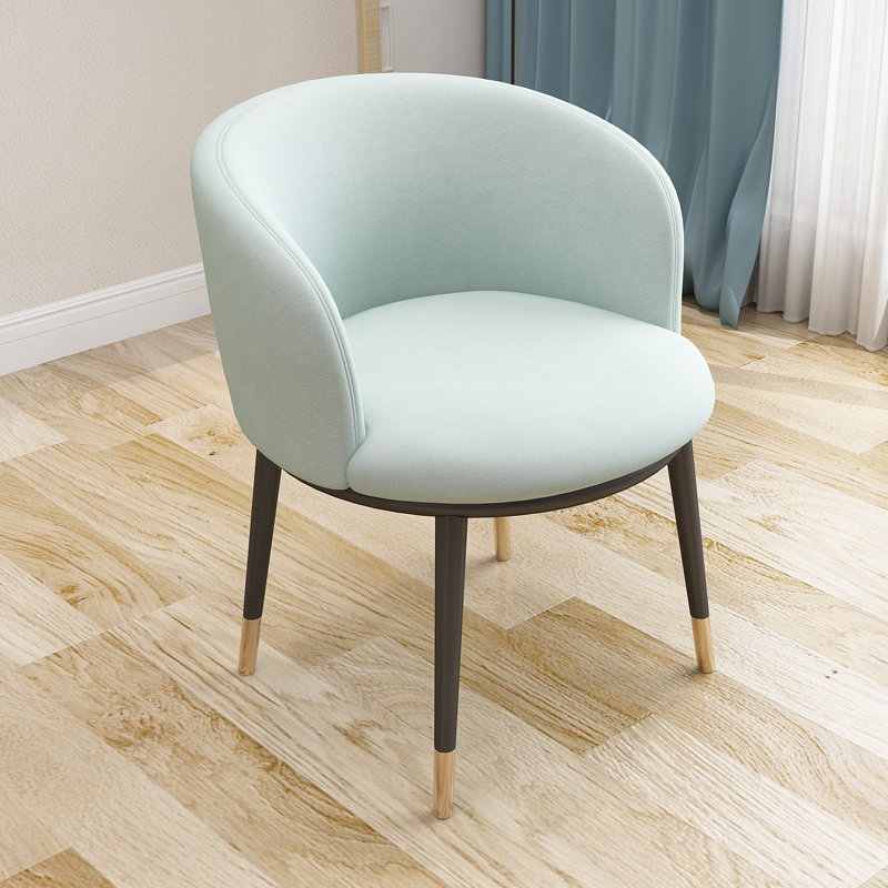 Nordic style chair modern minimalist desk chair creative net red computer makeup stool backrest home adult dining chair