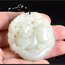 And Tian Yuanyuan Pagoda Pendant Pendant Bifacial Hollowed-out Jade Pendant jade pendant male and female jade Jade Pendant Necklace jade Jade Pepe Necklace