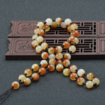 Gold Silk Jade Hanging Rope Multicolored Jade Beads Jade Pendant Rope Jade Rope Jade Rope Necklace Rope Hand Woven Rope Hanging Chain Hung Pendant Rope