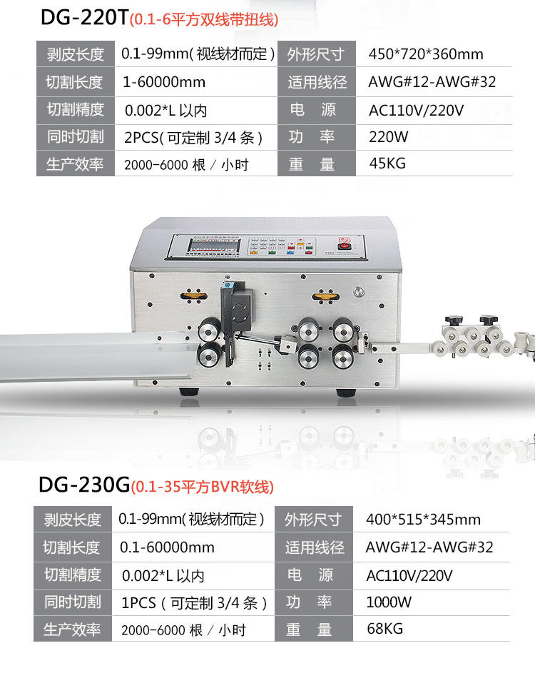 Снятие машины 全自动电脑剥线机电缆线剪线机护套线下线机并线排线多芯线裁线机 Ding workers
