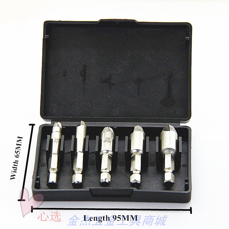 Tooth - skid screw out thread type 5 set woodworking screw looser batch head