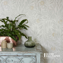 Spot British imported wallpaper British dark flower wallpaper ORANGE TREE BY SANDERSON