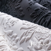 Belgium ARTE imported Wall cloth Black White Edition Select classic Damascus