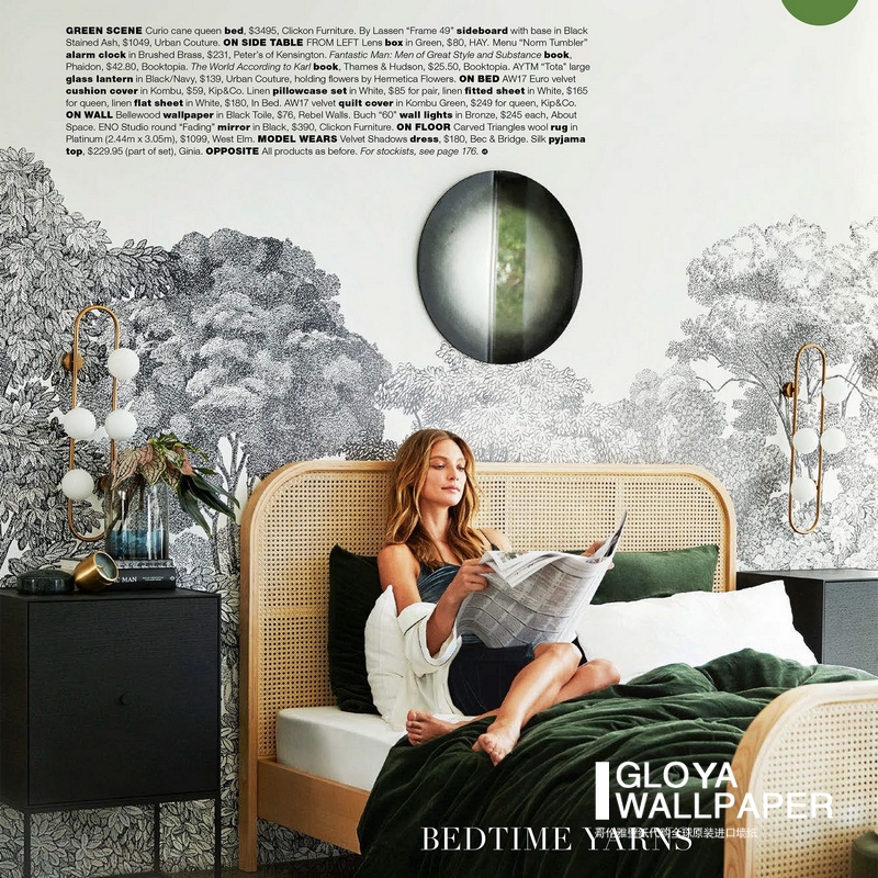 Sweden originally imported custom murals Living room Restaurant Children's room library bedroom background wallpaper Bellewood