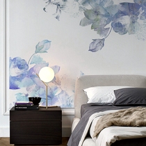 Columbine wallpaper flower cluster imported environmental protection wallpaper modern simple living room bedroom large custom mural