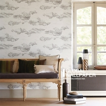 UK Harlequin imported wallpaper modern simple Nordic sky clouds clever living room bedroom wallpaper
