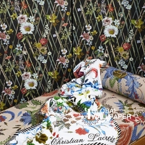 Designers Guild UK imported DG counter wallpaper fence flowers warm background wall