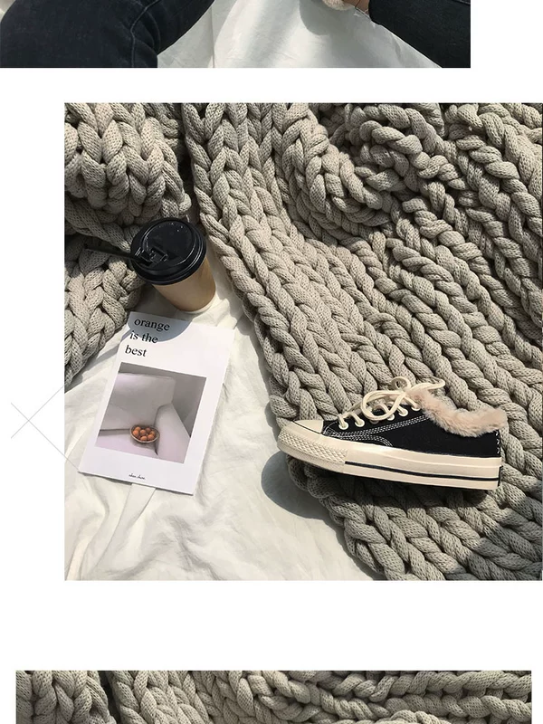 Giày vải mới 2018 nữ mùa đông hoang dã Sinh viên Hàn Quốc Harajuku ulzzang ấm áp siêu lửa cộng với giày cotton nhung