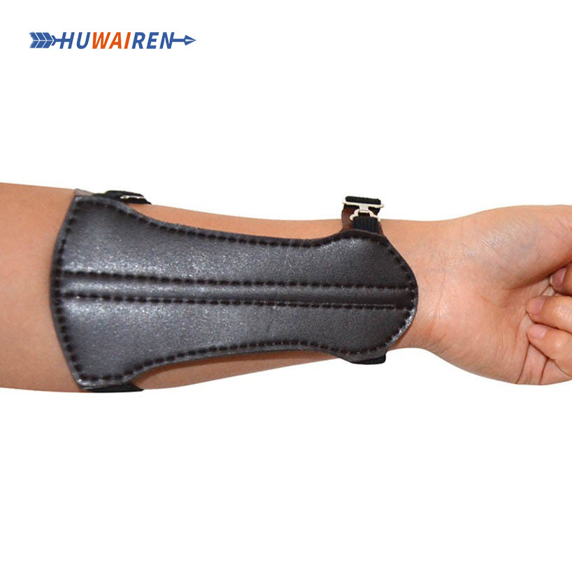 huwairen children's archery arm guard traditional recurve bow universal cowhide small arm guard archery protective bow and arrow accessories