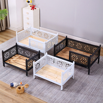 Dog bed Four Seasons Iron Creet Bed Pet Bed Teddy Bear Big Kokki Buffle Bago Small and Medium Dog Puppies Universal