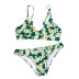 2018 mới bùng nổ hoa tươi in bikini gợi cảm thời trang đi biển mùa xuân ao tắm Bikinis