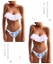2018 mẫu mới bùng nổ ống top chia áo tắm bikini gợi cảm thời trang đi biển spa áo tắm bikini