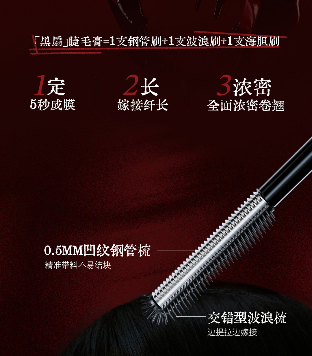 【中國直郵】 小奧汀 伊藤潤二狂熱聯名 富江立體浮影腮紅盤 狂花腮紅盤 01心動失溫 10g