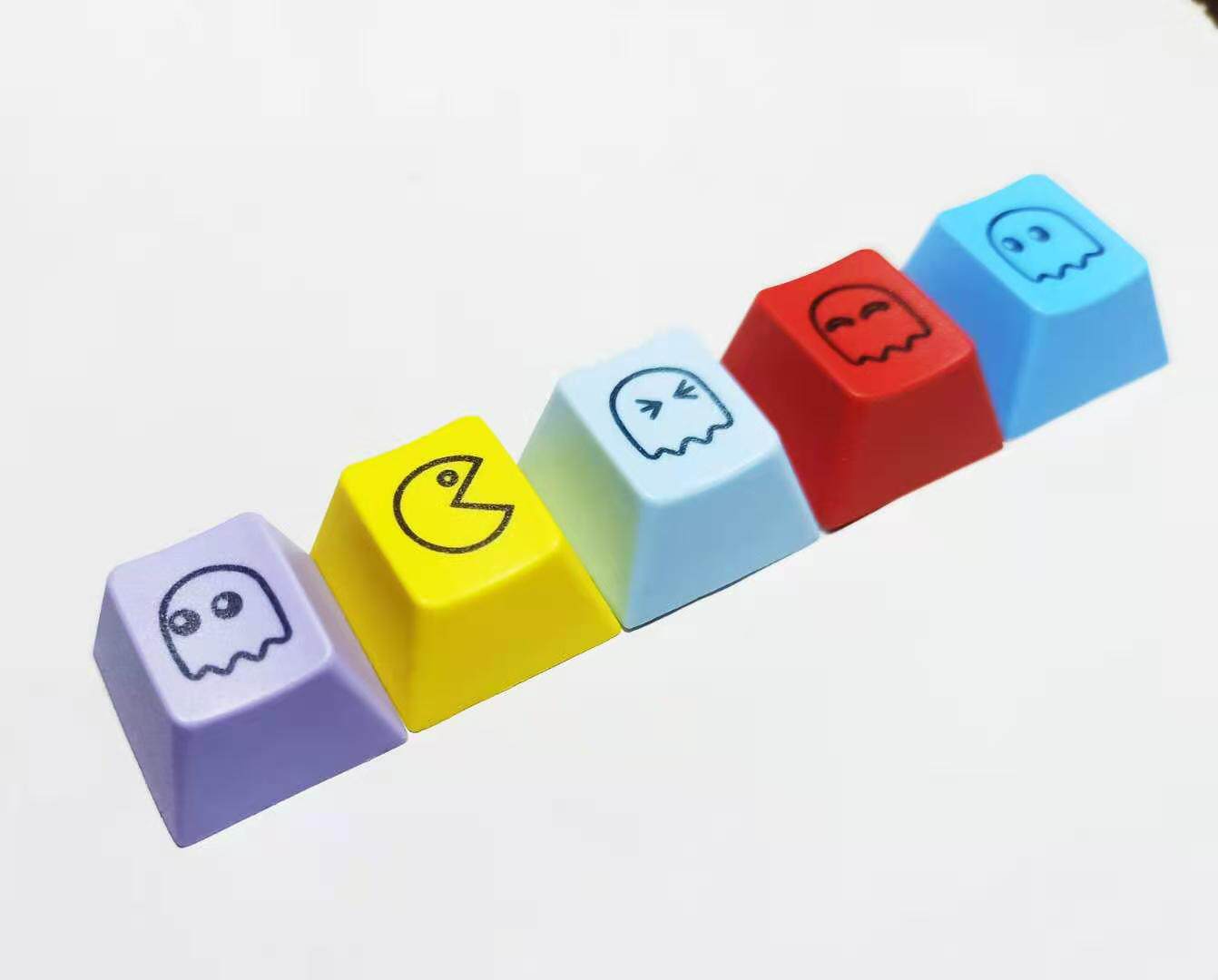 PBT material Pac-Man sublimation cherry R4 original high personality keycap