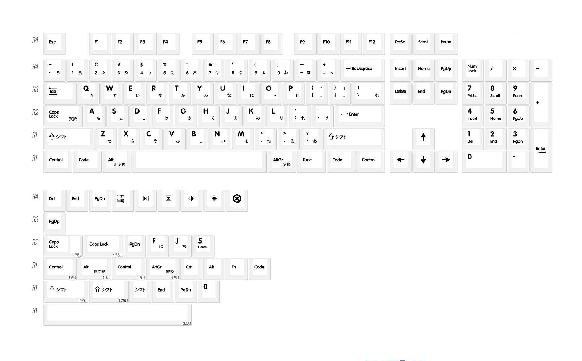 Minimal and white new mechanical keyboard keyboard hot sublimation keycap 137 key original height large package