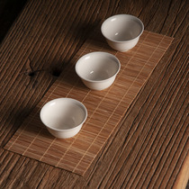 Tea mat Bamboo mat Tea cloth Tea Tablecloth Zen Chinese Tea Ceremony Tea tray mat Tea set accessories Waterproof tea mat Bamboo tea flag