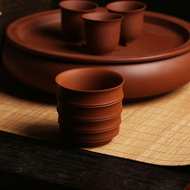 Red clay bamboo ceramic tea cup single cup personal high-end special master cup small retro Zen tea cup