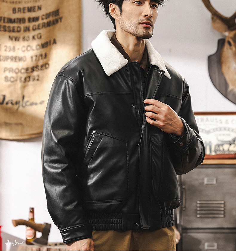 ジャケット・アウター 1980s  COUNTRY LEATHER DOWN JACKET Original Goose Country Men's Straight Goose Down Leather Jacket | eBay