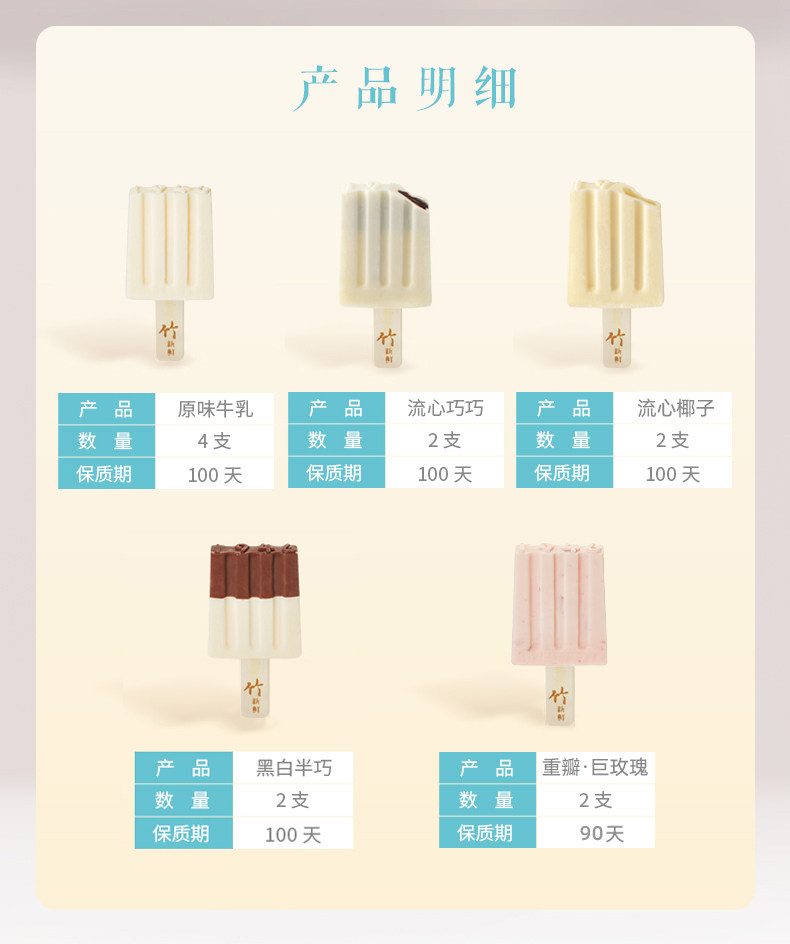 中街1946 流心巧巧系列 牛乳雪糕 12支 图2